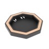 Octa Vault – octagonal magnetic vault bowl with wood decor