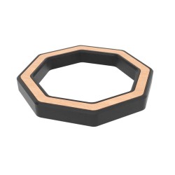Octa Vault – octagonal magnetic vault bowl with wood decor